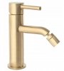 REA - Bateria bidetowa LUNGO Złota Szczotkowana / Gold Brush